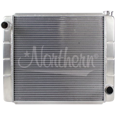 Radiator - Race Pro - 23.625 in W x 19.5 in H x 3.125 in D - Driver Side Inlet - Passenger Side Outlet - Aluminum - Universal - Each