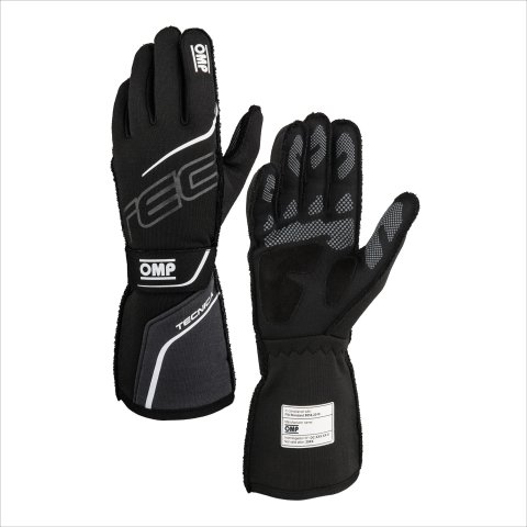 OMP TECNICA GLOVES FIA 8856-2018 BLACK / ANTHRACITE SZ L thumbnail 2