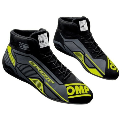 OMP OMP SPORT SHOES FIA 8856-2018 BLACK / FLUO YELLOW SZ 42 thumbnail 2