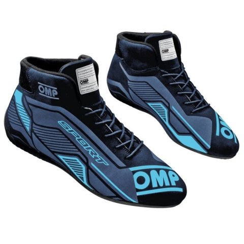 OMP OMP SPORT SHOES FIA 8856-2018 BLACK / CYAN SZ 40 thumbnail 2
