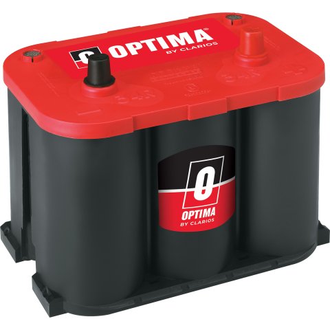 Battery - RedTop 34R - AGM - 12V - 1000 Cranking amps - Top Post Terminals - 10.06 in L x 7.88 in H x 6.88 in W - Each thumbnail 1