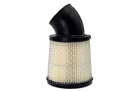 Air Filter Element - Round - 4.25 in Diameter - 5 in Tall - Wire Mesh Included - Paper - White - Dirt Kart - Each