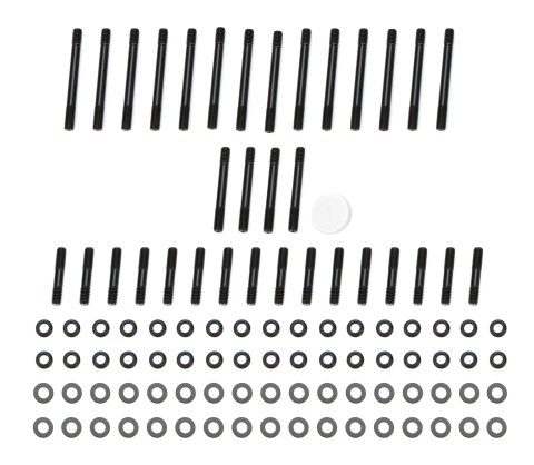 Cylinder Head Stud Kit - Patriot Series - 12 Point Nuts - Chromoly - Black Oxide - Small Block Chevy - Kit thumbnail 1