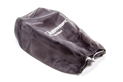 Air Filter Wrap - Pre Filter - 7.5 in OD Base - 5 in OD Top - 7.5 in Tall - Top - Water Repellent - Polyester - Black - Each thumbnail 2