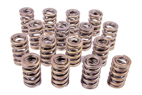 Valve Spring - 1200 Series Circle Track - Dual Spring - 540 lb/in Spring Rate - 1.100 in Coil Bind - 1.244 in OD - Set of 16 thumbnail 2