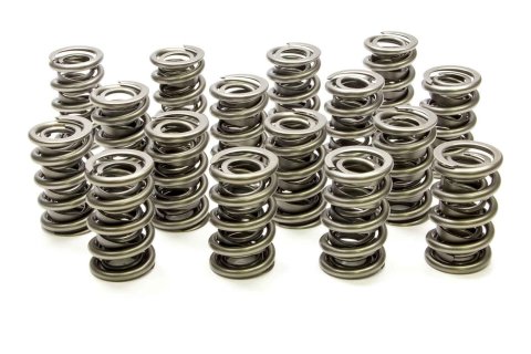 Valve Spring - 1300 Series Circle Track - Dual Spring / Damper - 550 lb/in Spring Rate - 1.150 in Coil Bind - 1.574 in OD - Set of 16 thumbnail 1