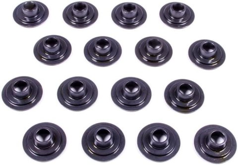Valve Spring Retainer - 300 Series - 10 Degree - 1.110 in / 0.710 in OD Steps - Dual Spring - Chromoly - Set of 16 thumbnail 1