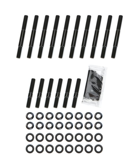 Main Stud Kit - 12 Point Nuts - 4-Bolt Mains - Chromoly - Black Oxide - GM LT-Series - Kit thumbnail 1