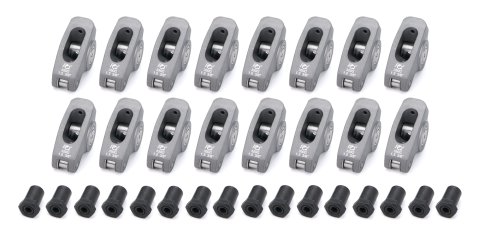 Rocker Arm - Pro Series - 3/8 in Stud Mount - 1.50 Ratio - Roller Tip - Self-Align - Aluminum - Small Block Chevy - Set of 16