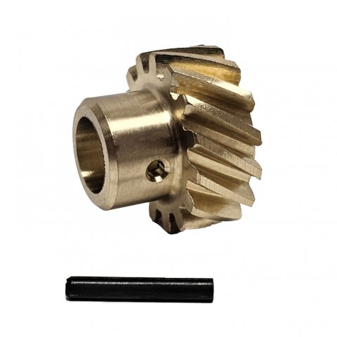 Distributor Gear - 0.531 in Shaft - Standard Rotation - Bronze - Natural - Small Block Ford - Each thumbnail 1