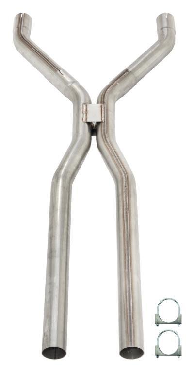 Exhaust H-Pipe - 2.5 in Diameter - Stainless - Natural - Universal - Each thumbnail 2