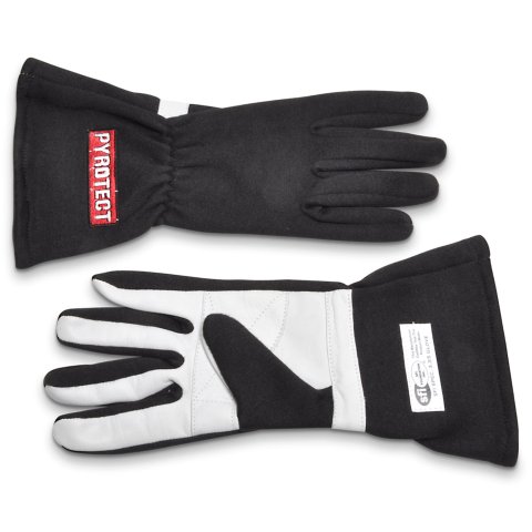 Driving Gloves - SFI 3.2/1 - Single Layer - Sport - Nomex - Black - Medium - Pair thumbnail 1