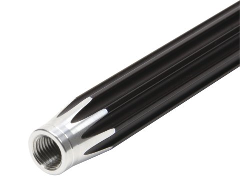 Suspension Tube - Scalloped - 22 in Long - 3/8-24 in Female Thread - Aluminum - Black Anodized / Natural - Each