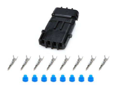 Electrical Connector - Weather Pack Sealed Connector - 4 Pin - Plastic - Black - Kit thumbnail 1