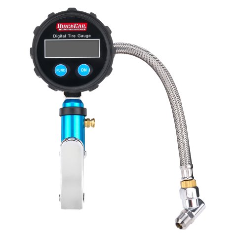 Tire Inflator and Gauge - 0-60 psi - Digital - 2-1/4 in Diameter - Black Face - Each