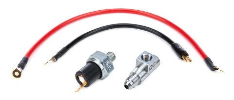 Warning Light Sender Kit - Fuel Pressure - 4 psi - 1/8 in NPT Male - Sender / Wiring - Kit