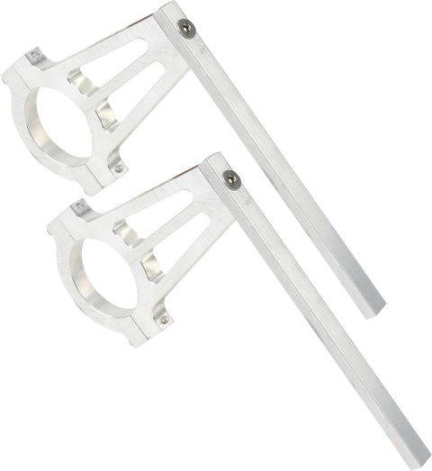 Switch Panel Bracket - Clamp-On - Aluminum - Natural - 1-1/2 in OD Tube - Pair