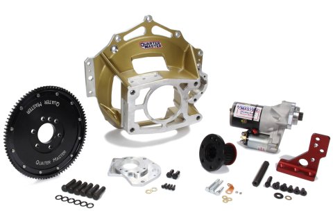 Bellhousing - Clutchless - Bellhousing / Flywheel / Hardware / Starter - Reverse Mount - Magnesium - GM LS-Series - Bert / Brinn - Kit