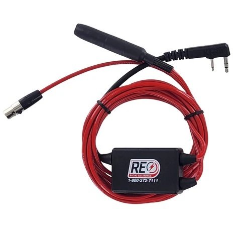 Radio Harness - 2 Pin Kenwood - 3 Pin Helmet Connector - Each thumbnail 1