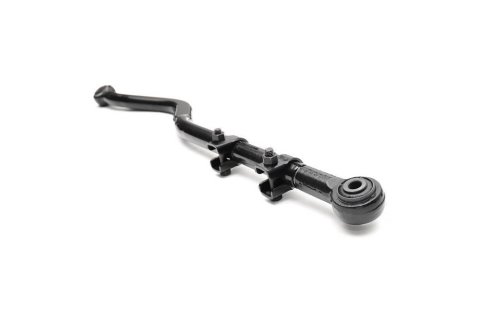 Track Bar - Adjustable - Bracket / Bushing / Hardware - Steel - Black Powder Coat - 2-1/2 to 6 in Lift - Jeep Wrangler JK 2007-16 - Each thumbnail 1