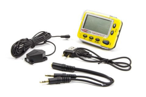 Lap Time Receiver - LAPceiver A.L.T. - LCD Screen - Audible Lap Times - Holster / Headphone Splitter / IR Detector / USB Cord - Plastic - Yellow - Kit thumbnail 2
