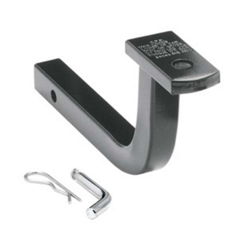Ball Mount Hitch - 1-1/4 in Hitch - 10 in Long - 5 in Rise - 3500 lb Capacity - Hitch Pin and Clip - Steel - Black Powder Coat - Each