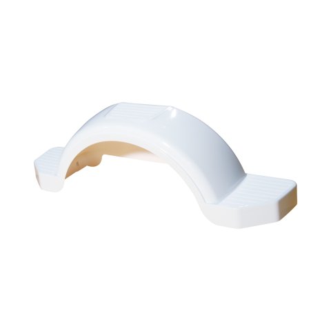 Trailer Fender - Plastic - White - 14 in Trailer Wheels - Each thumbnail 1