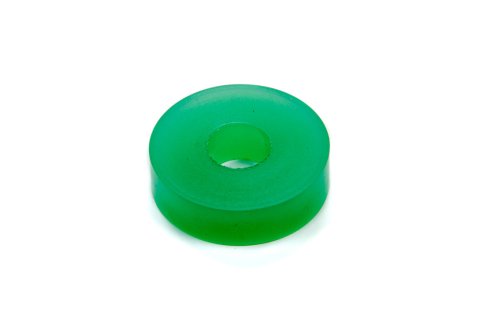 Bump Stop - Apollo Series - Puck - 1.875 in OD - 0.625 in ID - 0.5 in Tall - 70A Durometer - Rubber - Green - Each