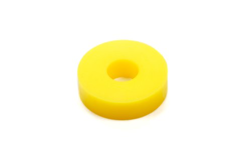 Bump Stop - Apollo Series - Puck - 1.875 in OD - 0.625 in ID - 0.5 in Tall - 80A Durometer - Rubber - Yellow - Each