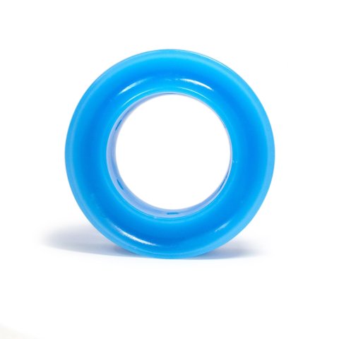Spring Rubber - 90 Durometer - 2.5 in Spring - 0.75 in Height - Rubber - Blue - Each thumbnail 1