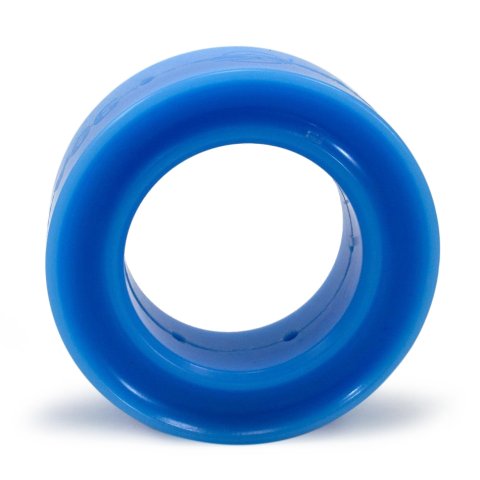 Spring Rubber - 90 Durometer - 5 in Springs - 1.5 in Height - Polyurethane - Blue - Each thumbnail 2