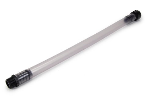 Utility Jug Hose - Filler Hose - 20 in Long - Screw-On - Cap - Plastic / Vinyl - Clear / Black - RJS Utility Jug Caps - Each