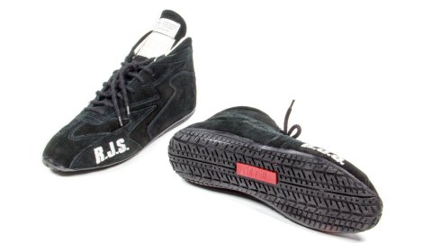 Driving Shoe - Redline Mid Top - Mid-Top - SFI 3.3/5 - Suede Outer - Nomex Inner - Black - 6 Mens / 7.5 Womens - Pair thumbnail 1