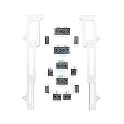 Spark Plug Wire Loom - Valve Cover Mount - 7-9 mm - Chrome / Black - Small Block Chevy - Kit thumbnail 1