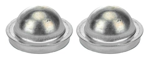 Rotor Dust Cap - 2.800 in Diameter - Steel - Zinc Plated - GM - Pair