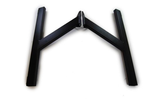 Engine Cradle - 2-Piece - 1 x 2 in Rectangle Tube - Steel - Black Powder Coat - Small Block Chevy - Each