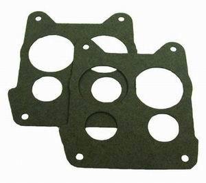 Carburetor Base Plate Gasket - 4-Barrel - 4 Hole - 0.063 in Thick Composite - Spread Bore - Pair