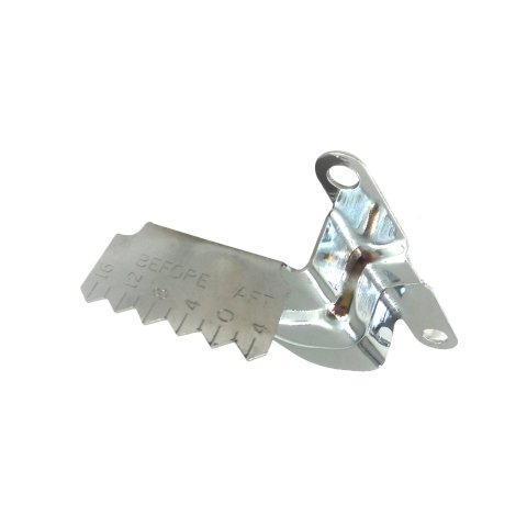 Timing Pointer - Steel - Chrome - 8 in OD Balancer - Big Block Chevy - Each