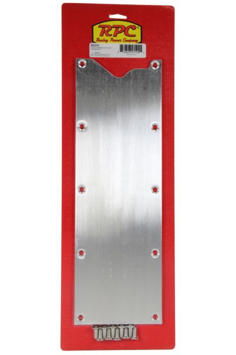 Valley Cover - 0.25 in Thick - Hardware - Aluminum - Brushed - GM LS-Series - Each
