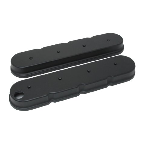 Valve Cover - Short - 2.5 in Height - Hardware Included - Aluminum - Black Anodized - GM LS-Series - Kit