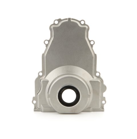 Timing Cover - 1-Piece - Aluminum - Natural - GM LS-Series - Each