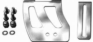 Throttle Cable Bracket - Intake Mount - Steel - Chrome - Small Block Chevy - Each