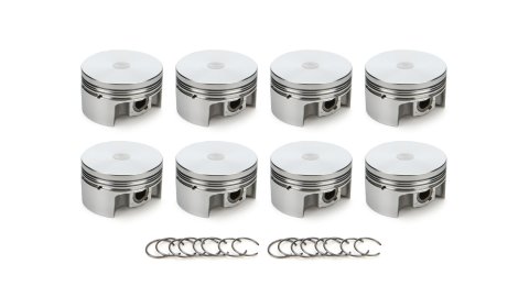 Piston - AutoTec - Forged - Flat Top - 3.572 in Bore - 1.5 x 1.5 x 3.0 mm Ring Grooves - 0.00 cc - Ford Modular - Set of 8 thumbnail 2