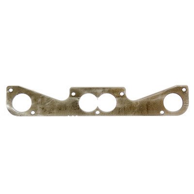 Header Flange - 0.313 in Thick - 1.938 in Round Port - Steel - Natural - Small Block Chevy - Each thumbnail 2