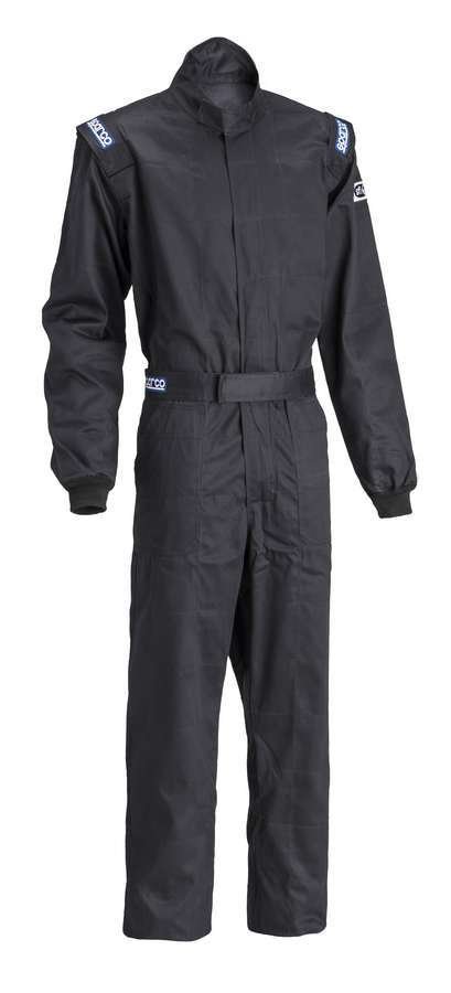 Driving Suit - One - 1-Piece - SFI 3.2A/1 - Single Layer - Fire Retardant Cotton - Black - 2X-Large - Each