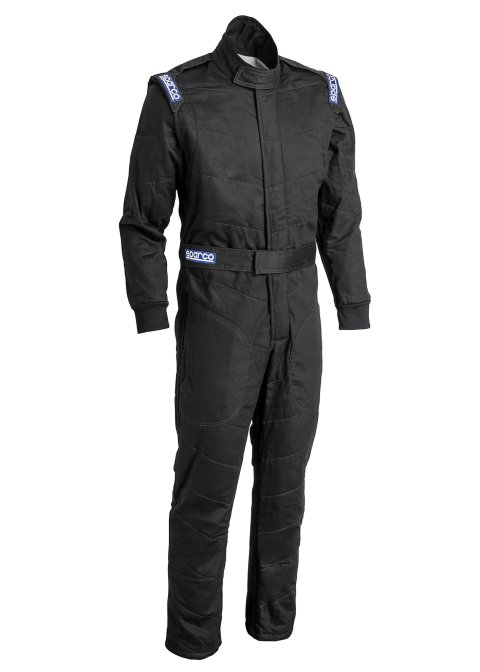 Driving Suit - Jade 3 - 1-Piece - SFI 3.2A/5 - Triple Layer - Fire Retardant Cotton - Black - Small - Each