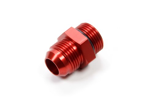 Fitting - Adapter - Straight - 12 AN Male to 12 An Male - Aluminum - Red Anodized - Each