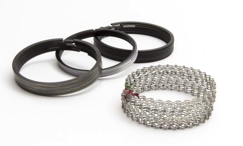 Piston Rings - Performance - 3.935 in Bore - Drop In - 5/64 x 5/64 x 3/16 in Thick - Standard Tension - Steel - Moly - 8-Cylinder - Kit thumbnail 1