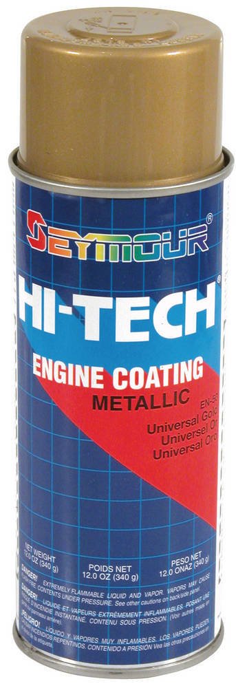 Paint - HI TECH ENGINE - High Temperature - Alkyd Enamel - Gold - 16 oz Aerosol - Each