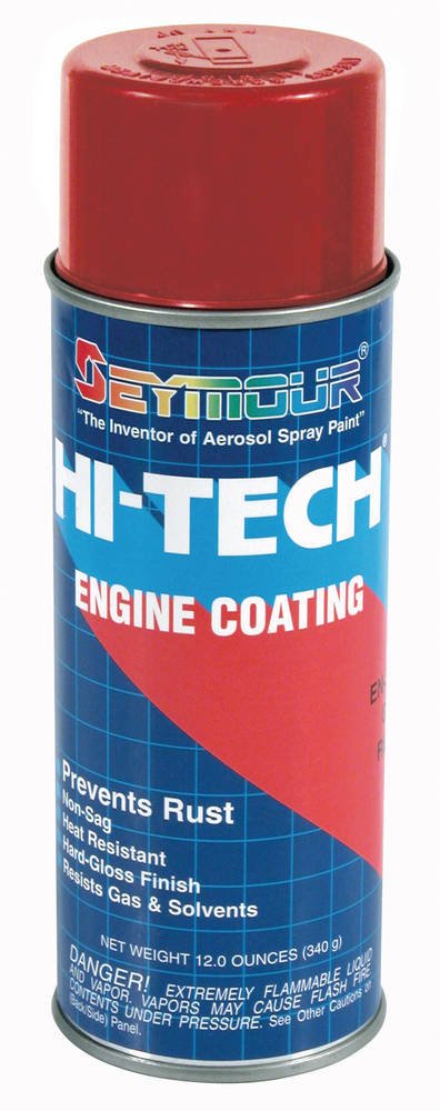 Paint - HI TECH ENGINE - High Temperature - Alkyd Enamel - GM Red - 16 oz Aerosol - Each